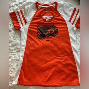 Women’s Sz L Philadelphia Flyers Jersey Shirt
